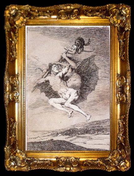 framed  Francisco Goya There it goes, ta009-2